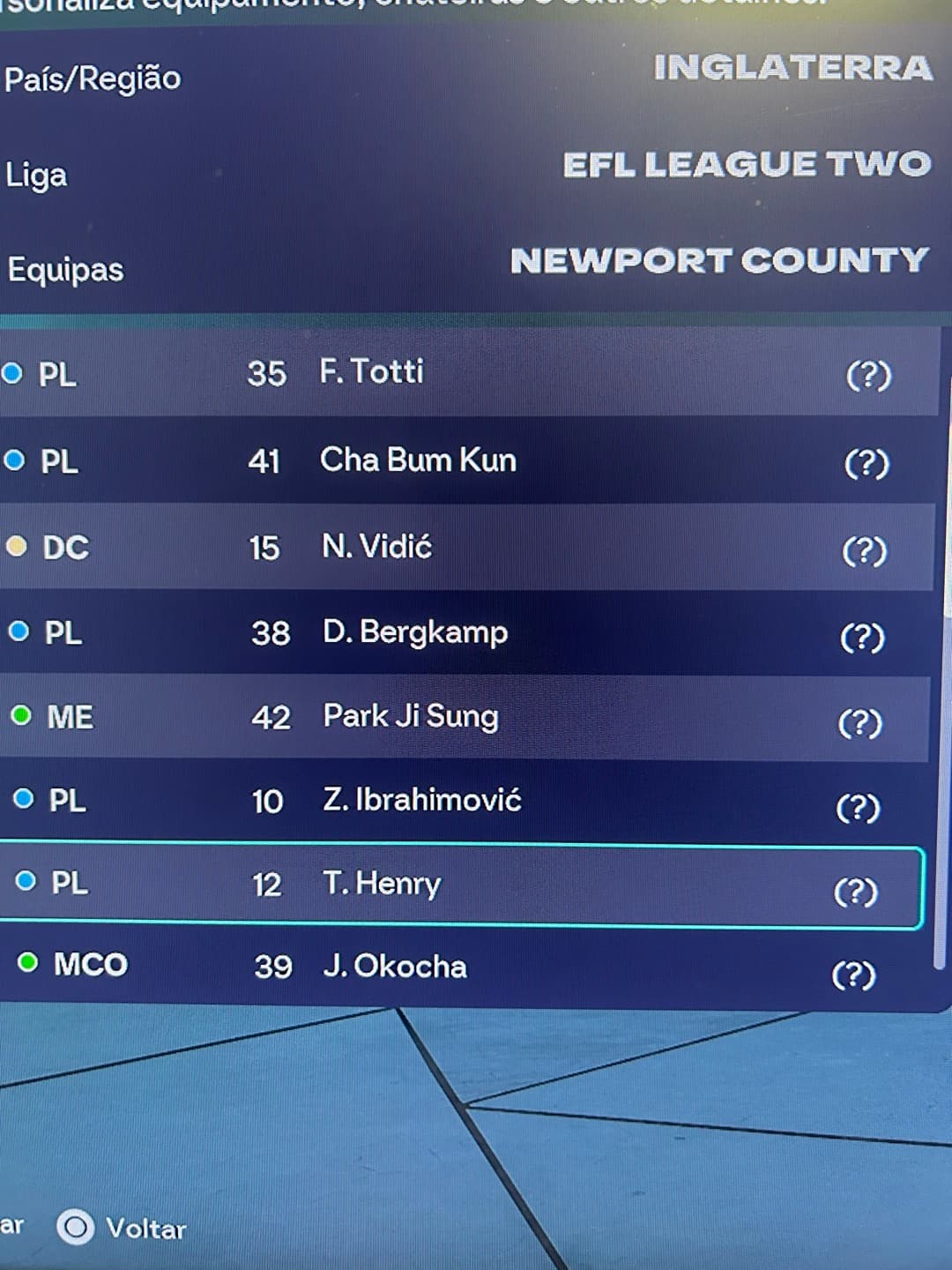 Mais jogadores do Newport County nos próximos Posts