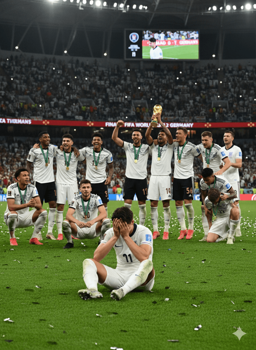 Perdemos a final da copa do mundo.😔 mais é isso vamos pra cima em 2030 é nossa copa