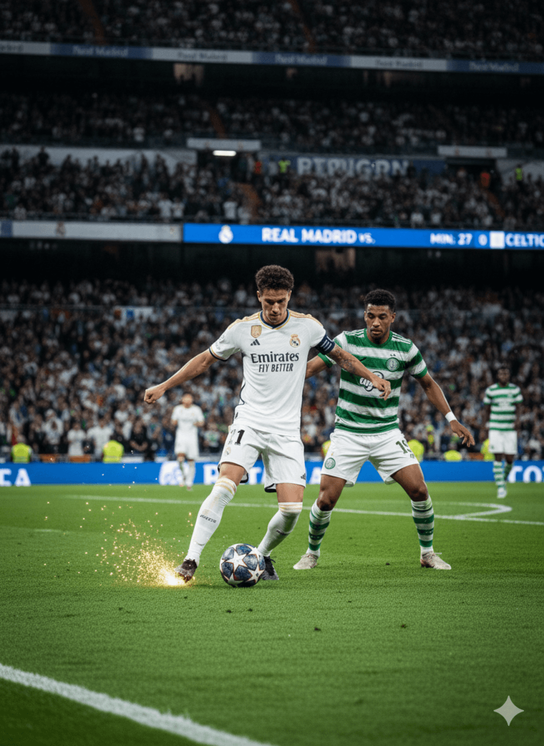 Fiz a estreia na champions legue pela segunda temporada no real madri