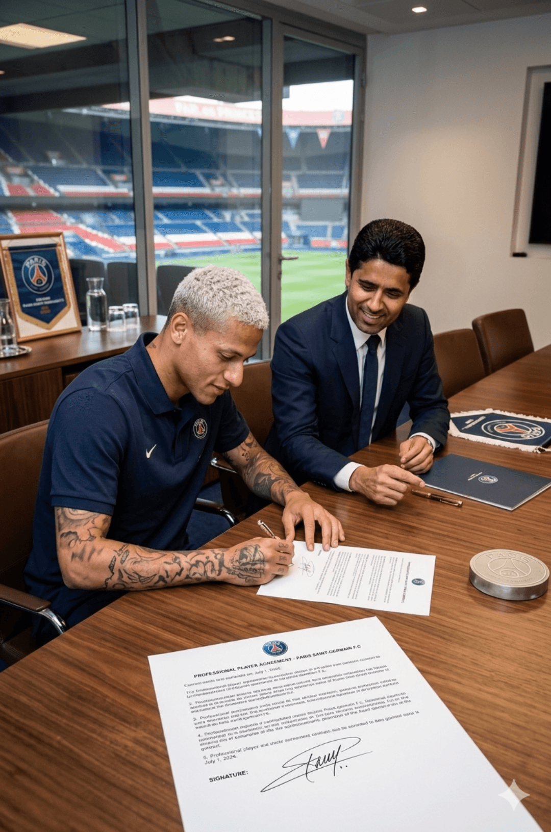 Assinamos com eles vamo pra cima 2 anos d contrato