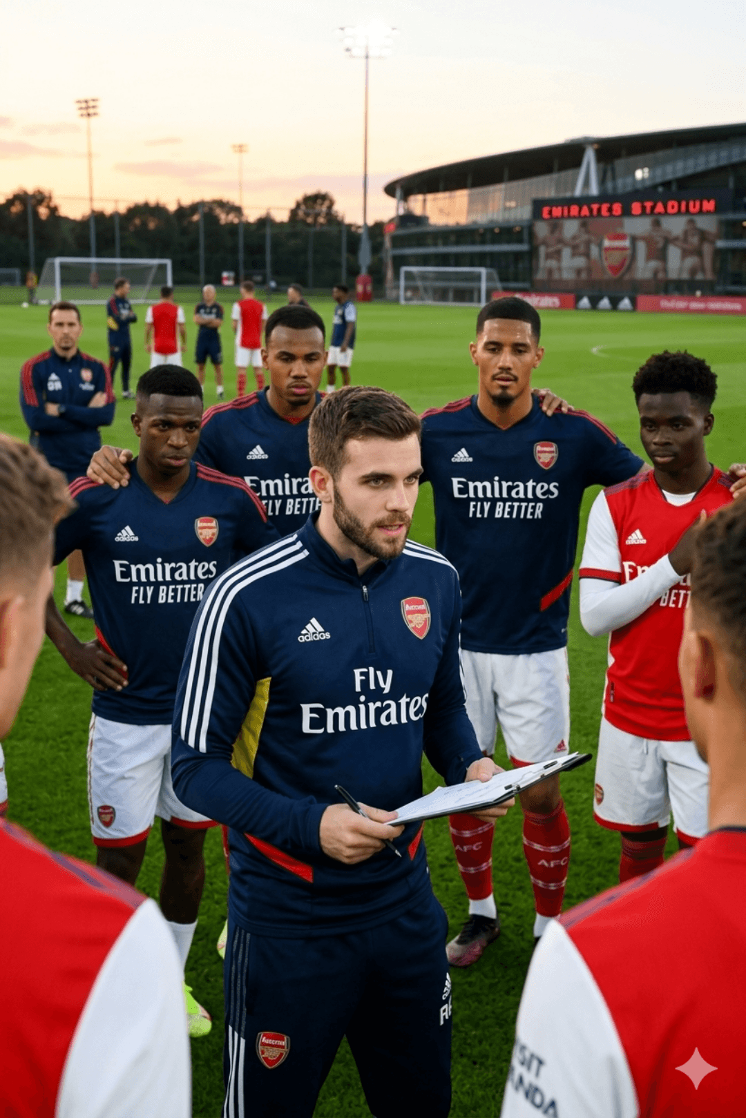 Último treino concluído. A preparação está feita e agora é hora de começar nossa caminhada na Premier League com o Arsenal F.C.. Foco tot…
