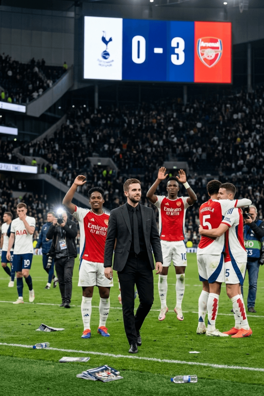 Vencer um clássico fora de casa nunca é simples. Parabéns aos jogadores pela atitude e pelo compromisso com o Arsenal F.C.. Mais um passo…