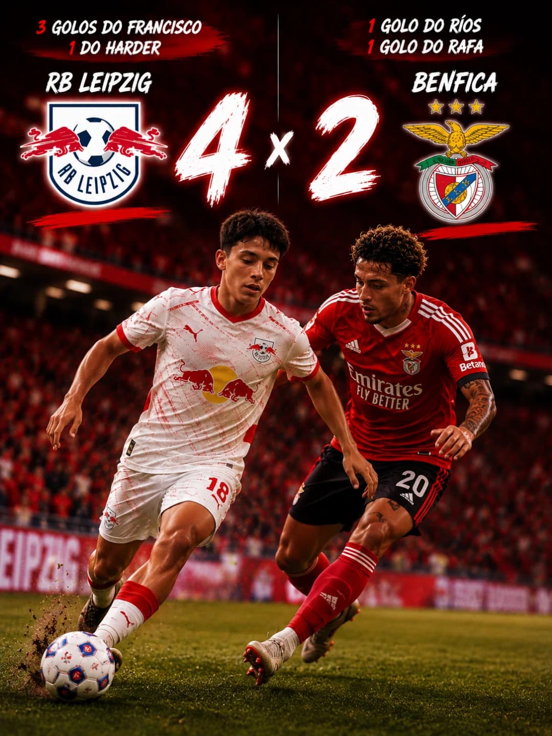 Fiz um hat trick
