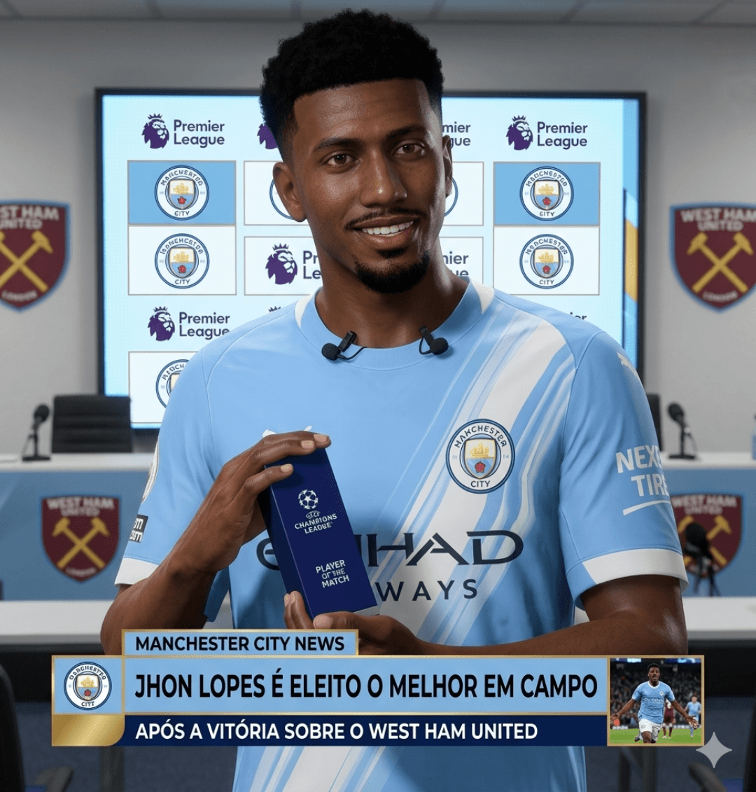 É com muita alegria que recebo esse prêmio de melhor da partida contra o West Ham com o placar de 8x3 E com meus incríveis 7 gols e 1 ass…