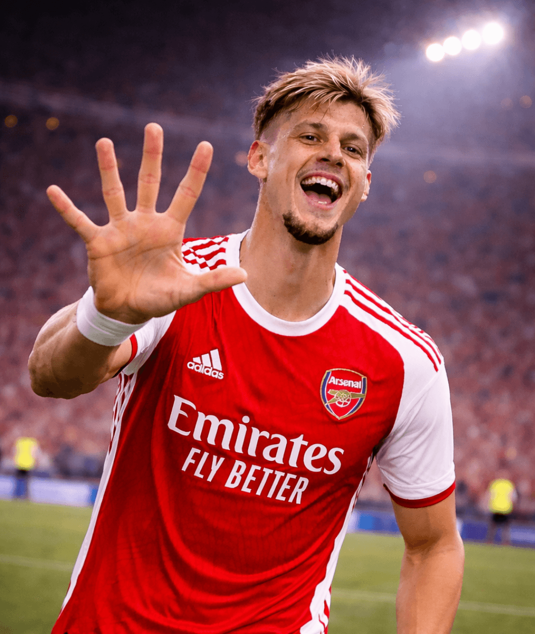 🏴󠁧󠁢󠁥󠁮󠁧󠁿 Arsenal FC 5-0 SL Benfica 🇵🇹 Pela partida válida pela fase de grupos da Champions League, Eu como centroavante fiz os 5 …