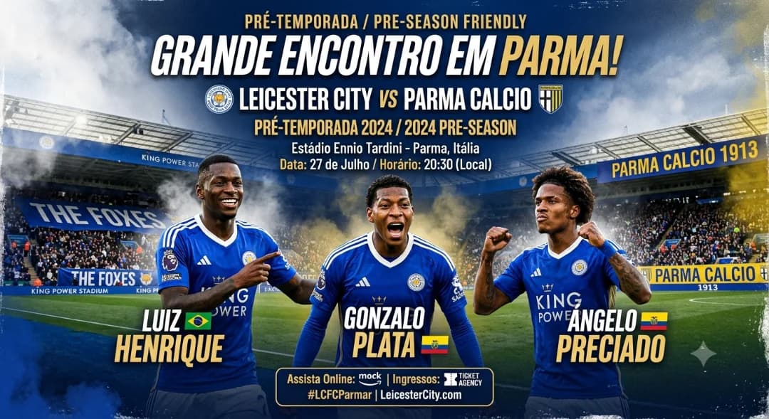 Primeiro jogo do mister Mourinho pelas raposas,e as estrelas escolhidas a dedo por ele vão estrear contra o parma!!!