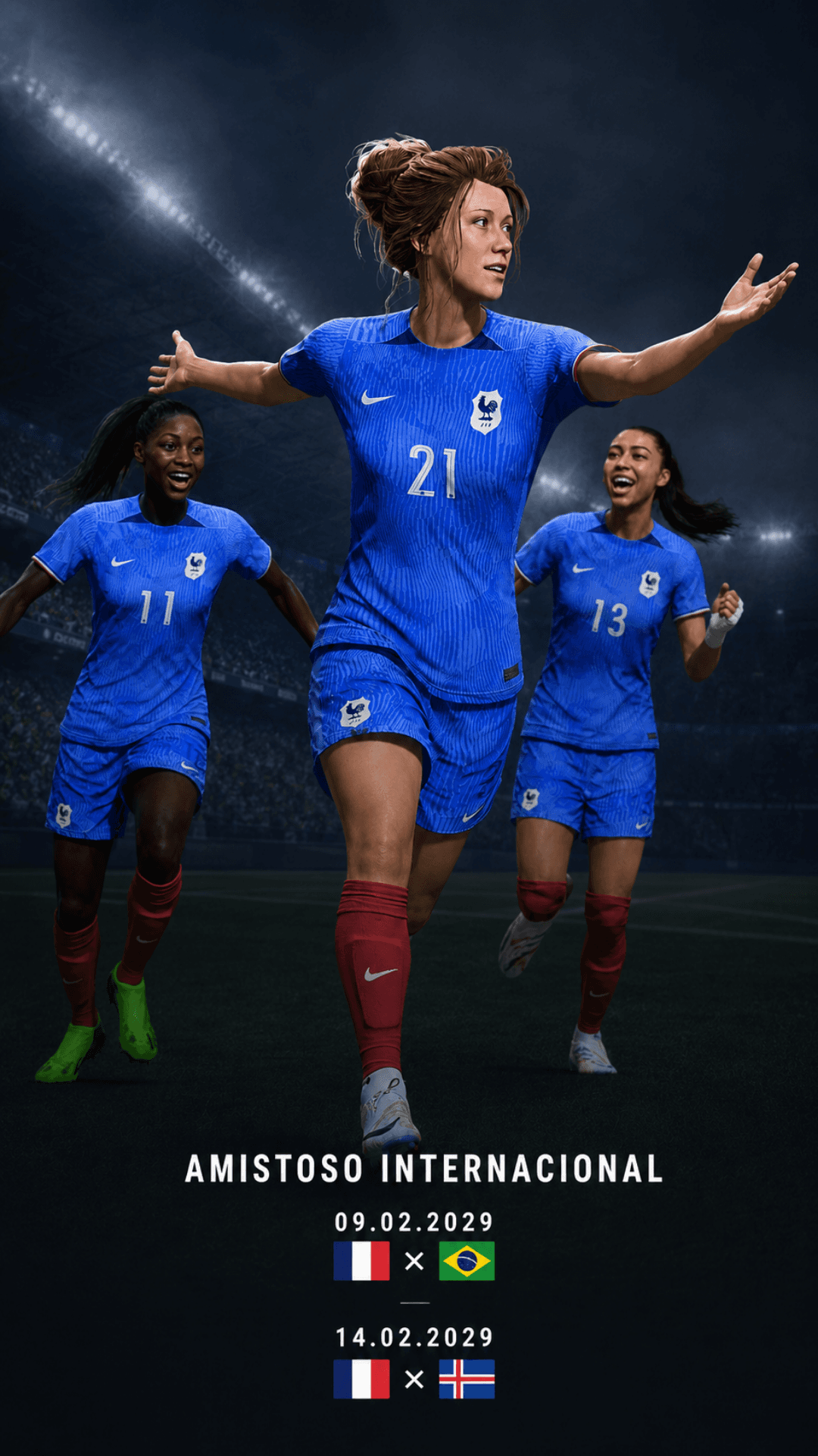🇫🇷⚽ Agenda confirmada para a Data FIFA de fevereiro! A Seleção Feminina da França disputará dois amistosos preparatórios visando os pró…