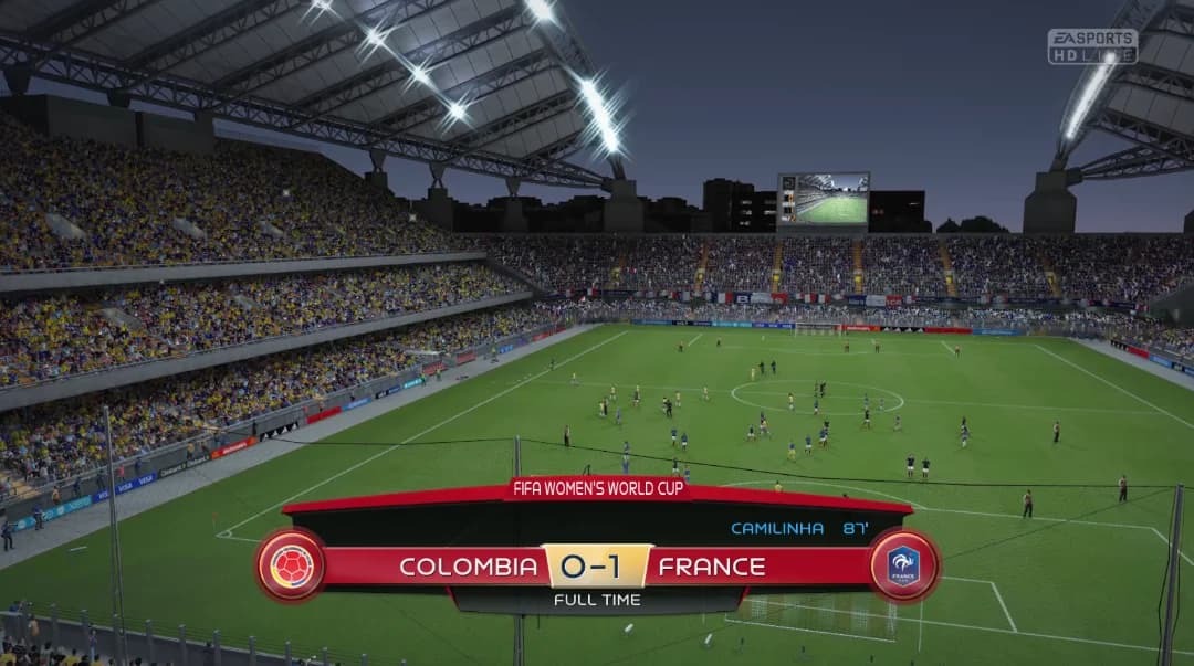 Com um belo gol da nossa craque {@}[Camilinha 🇫🇷](69983c7833bd27e44a6e33a7) , a França vence a Colômbia por 1-0 e avança na fase de gru…