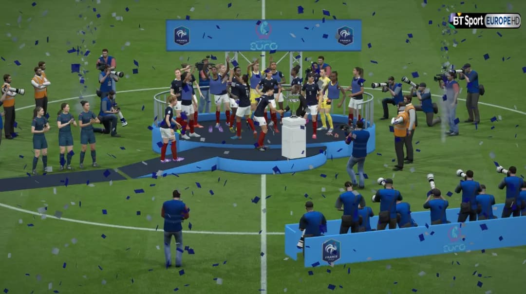 🇫🇷 França 2x0 Espanha 🇪🇸 É tudo nosso! Somos campeãs da EURO!!! 🏆