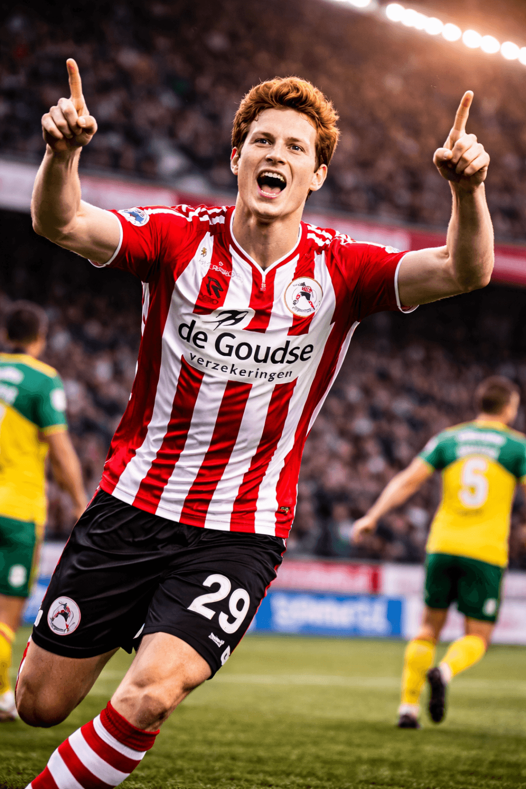 Minha estreia contra Fortuna Sittard 🔥, garantimos a vitória fora de casa por 2 a 1. Um gol e uma assistência minha ⚽️🅰️