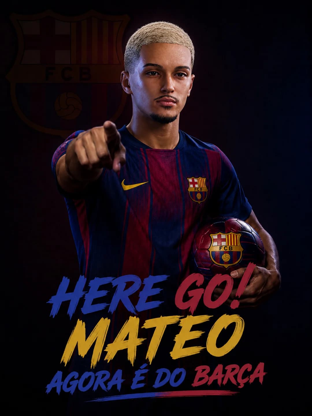 Obrigado por essa oportunidade Barcelona sei que o valor foi caro (87 Milhões) mas devolverem isso em dobro🤩❤️🔥