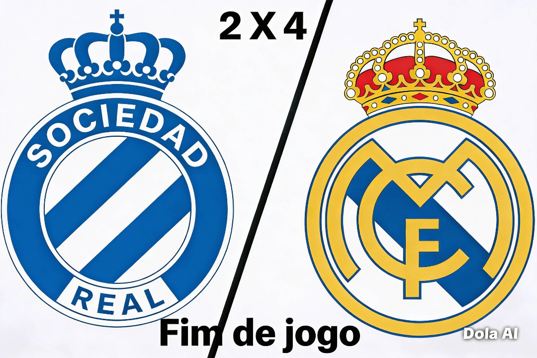 Mais uma vitória na conta! ⚪🔥 4x2 sobre a Real Sociedad fora de casa, com 4 gols nossos! Grande atuação coletiva e seguimos 100% na LaLi…