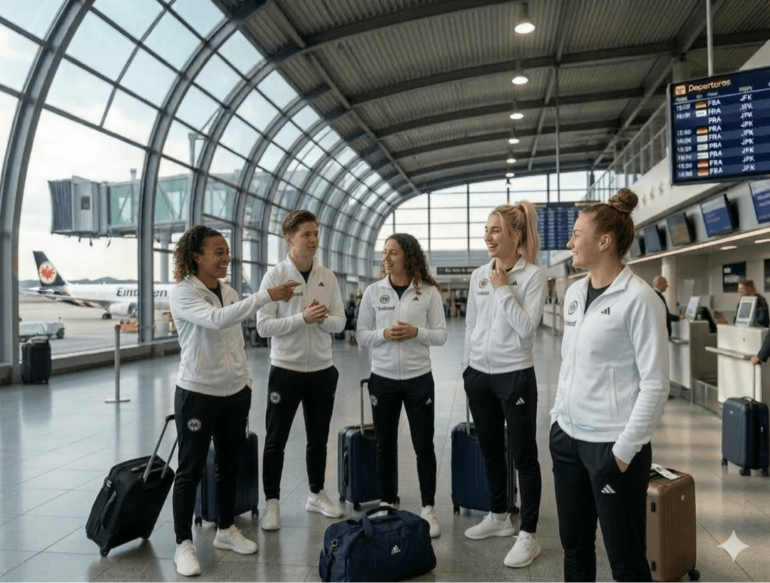 Já estamos embarcando pra pré temporada! 🇩🇪 ——> 🏴
