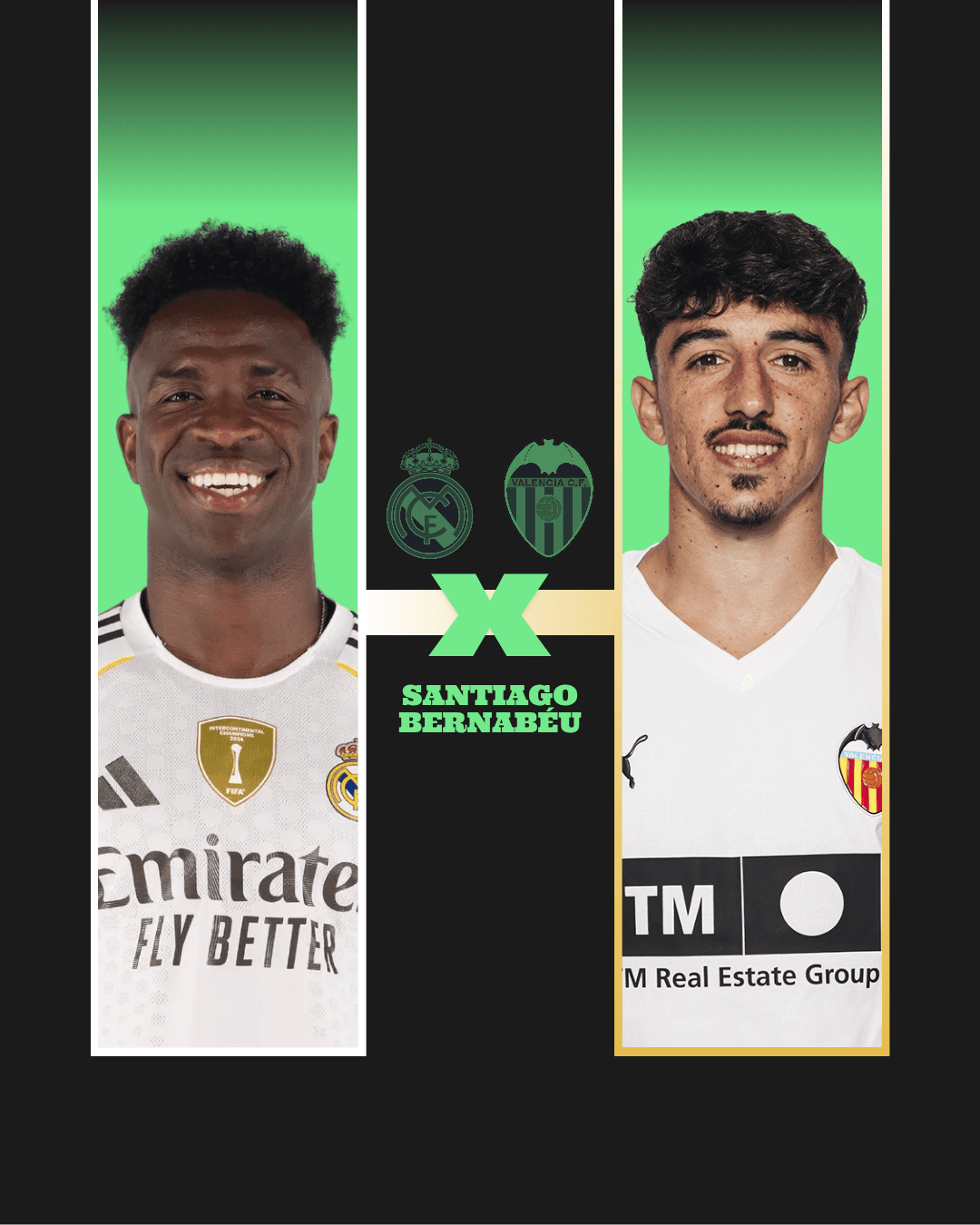 Hoje é dia de Real Madrid x Valência pelo Campeonato Espanhól!! Quem você acha que vai se sair melhor!? 👀🔥