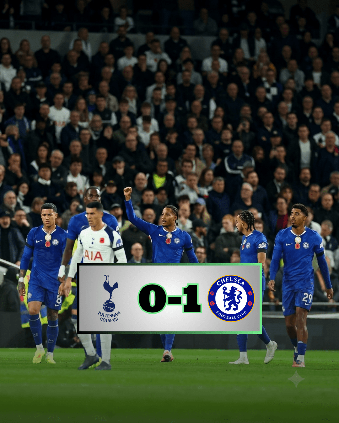 VITÓRIA APERTADA! Com gol do brasileiro João Pedro, o Chelsea vence o Tottenham fora de casa