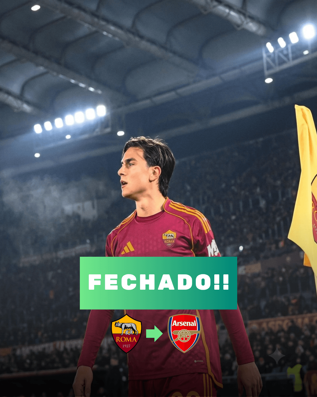 BOMBA!!! 🔥 Paulo Dybala acaba de fechar com o Arsenal!! A transação gira em torno de €86 Milhões e se torna a venda mais cara da históri…