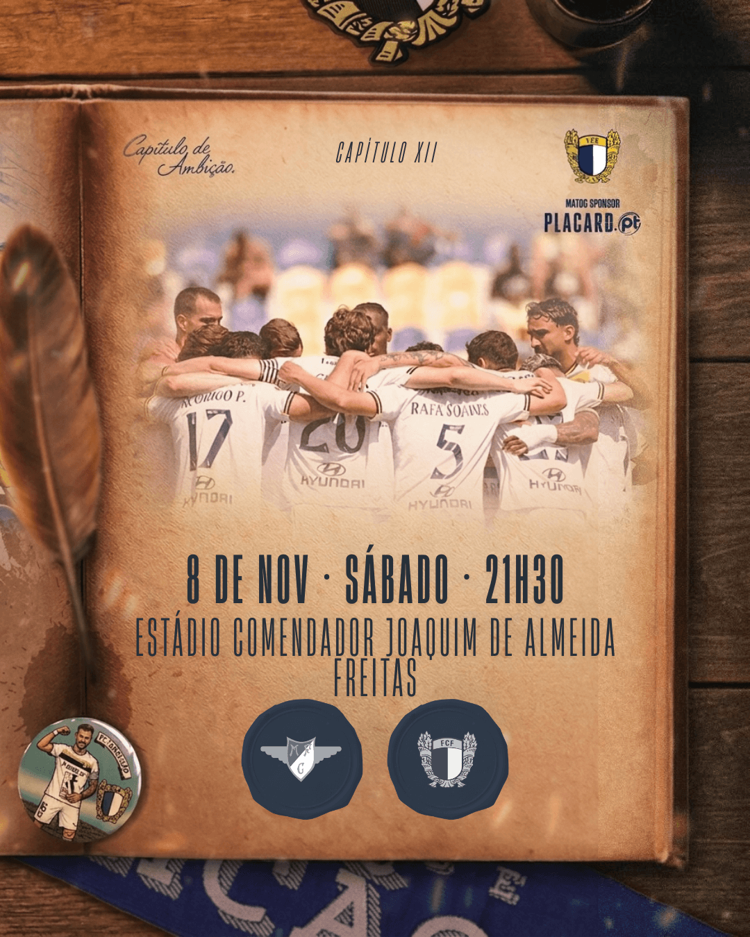 CAPÍTULO 12/34 ⚽Moreirense x Famalicão 🏟️Estádio Comendador Joaquim de Almeida Freitas #CapítuloDeAmbição #VamosVilaNova