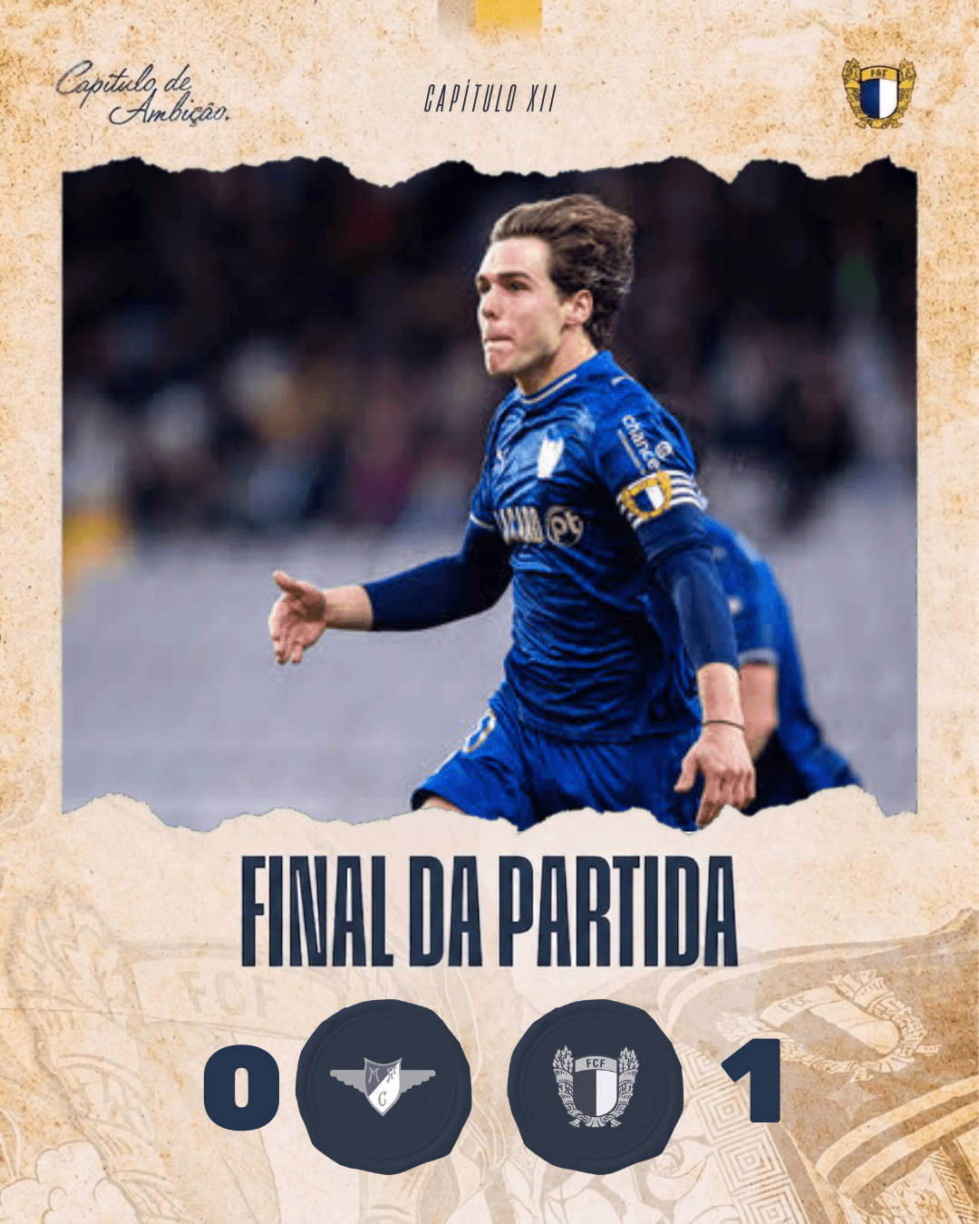 Final do jogo!! O FC Famalicão vence fora de portas e mostra força e competência #JoguemComAmbição
