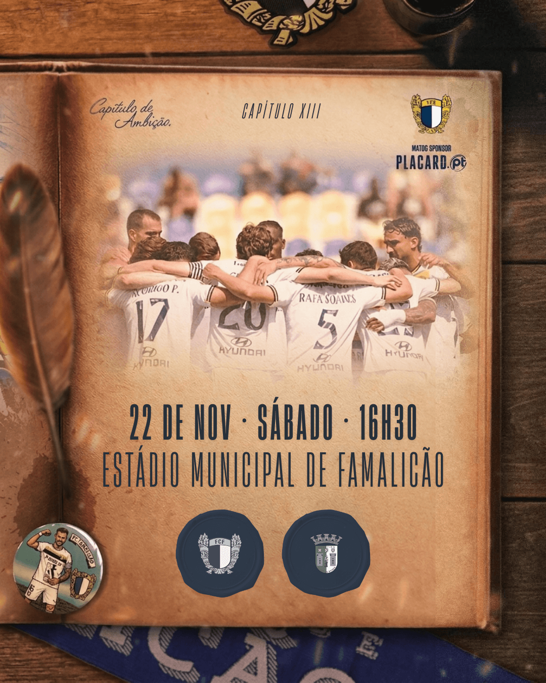 CAPÍTULO 13/34 ⚽Famalicão x Braga 🏟️Estádio Municipal de Famalicão #CapítuloDeAmbição #VamosVilaNova