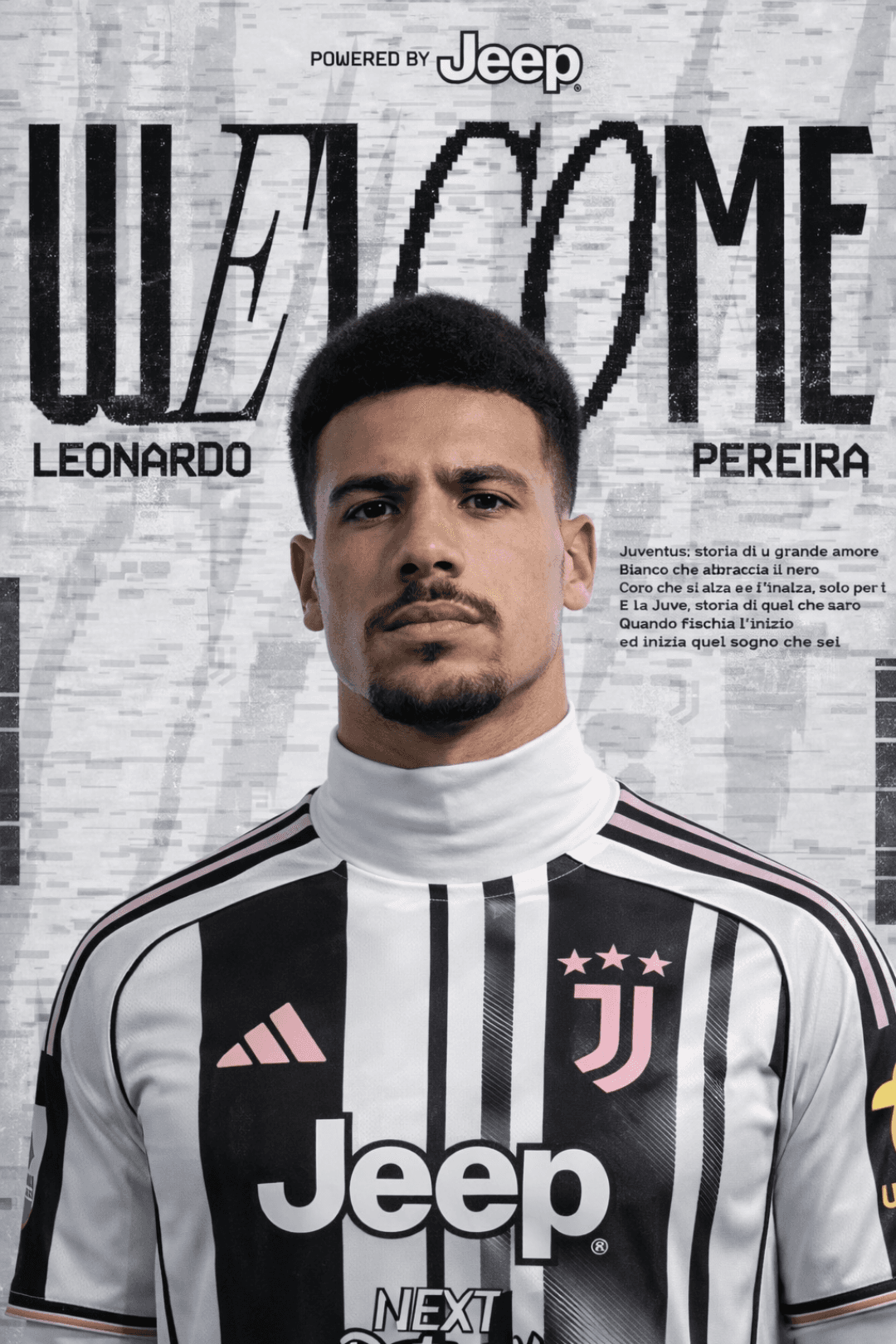 Nova contratação da juventus que comprou o meia esquerda Leonardo Pereira, de 22 anos. 💶81.500.00€