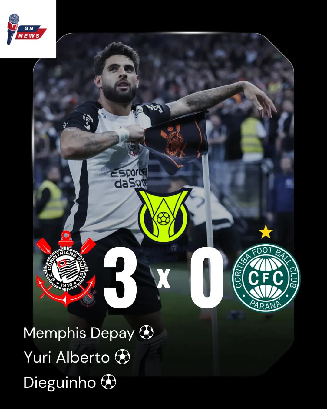 Fim de jogo, 3 pontos garantidos