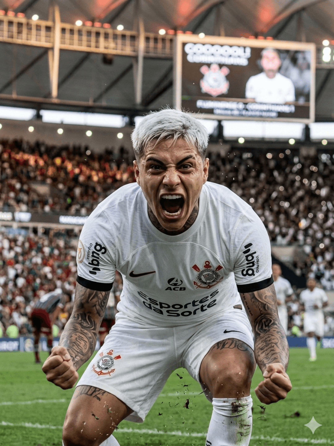 Fim de Papo✨️🔥 Partida: Corinthians X ReBull Bragantino Placar: 2 X 0 Resultado: ✔ Vitória Gols: Pedro Davi 26' Yuri Alberto 40' Melhor …