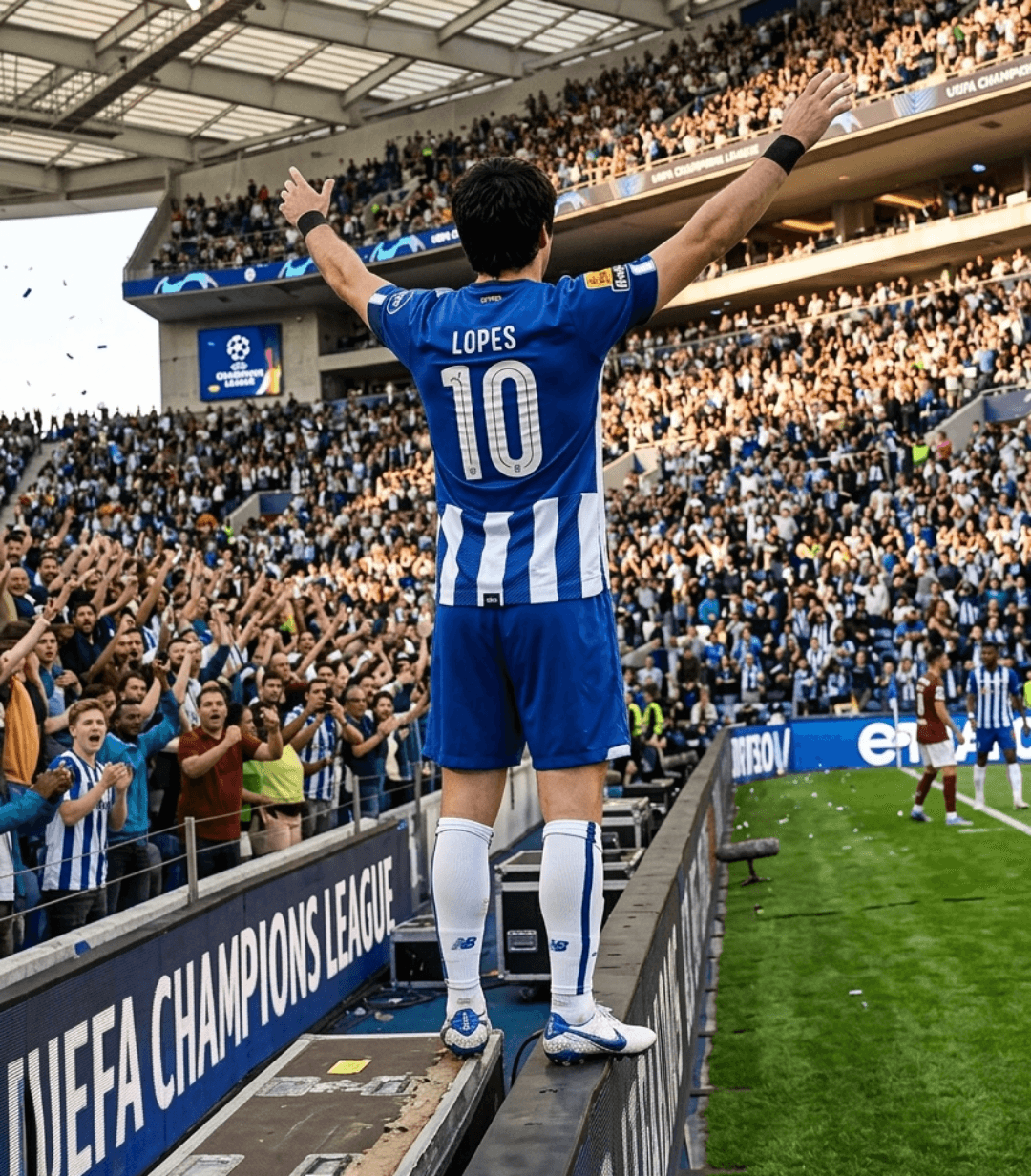 Noite de champions 🌙 Porto 4 X 1 Lazio🐉🔥 8" Lopes⚽️ 16"Lopes⚽️ 60"Lopes⚽️ 65"Lopes⚽️ A casa tem dono 💙🤍🐉