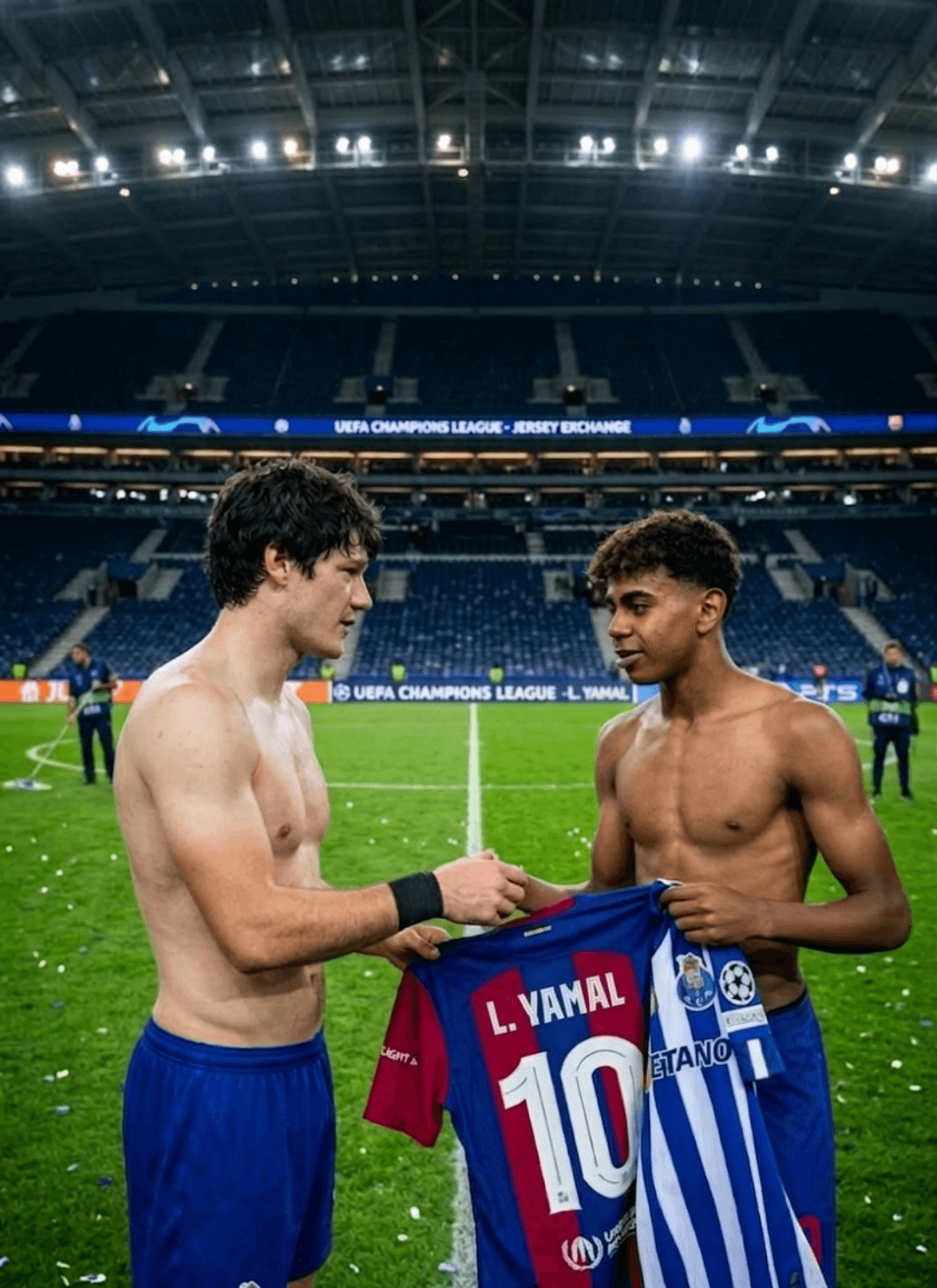 Grande jogo 🔥 Porto 0 x 0 Barcelona Apesar do empate fizemos uma grande partida e jogamos de igual para igual 🐉