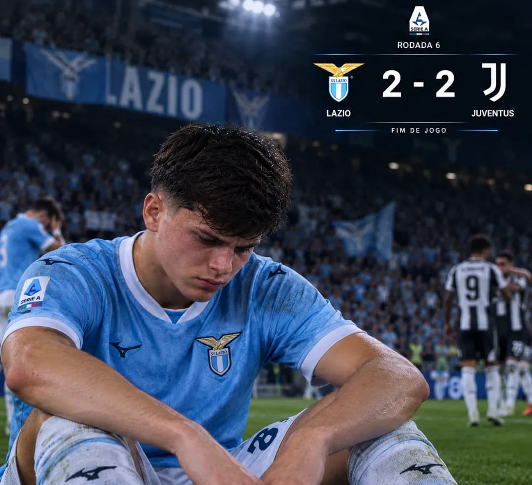 Infelizmente empatamos com a Juventus eu fiz de tudo para ajudar Lazio mas não deu