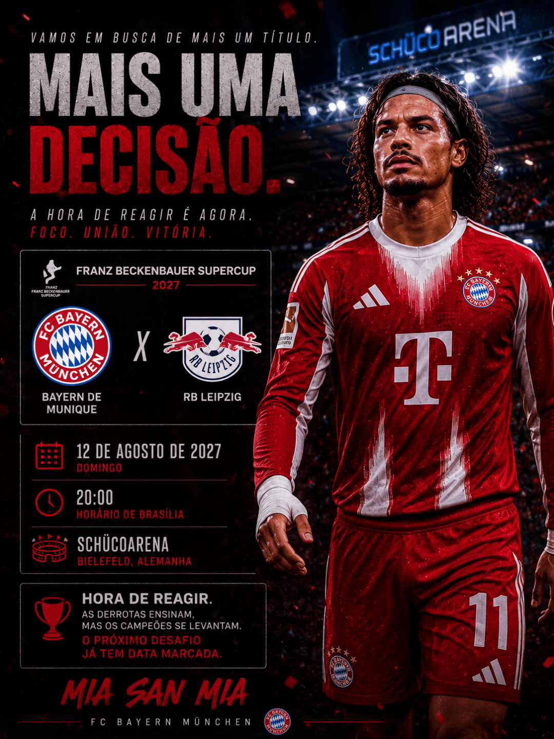 Hora de reagir. As derrotas ensinam, mas os campeões se levantam. O próximo desafio já tem data marcada.