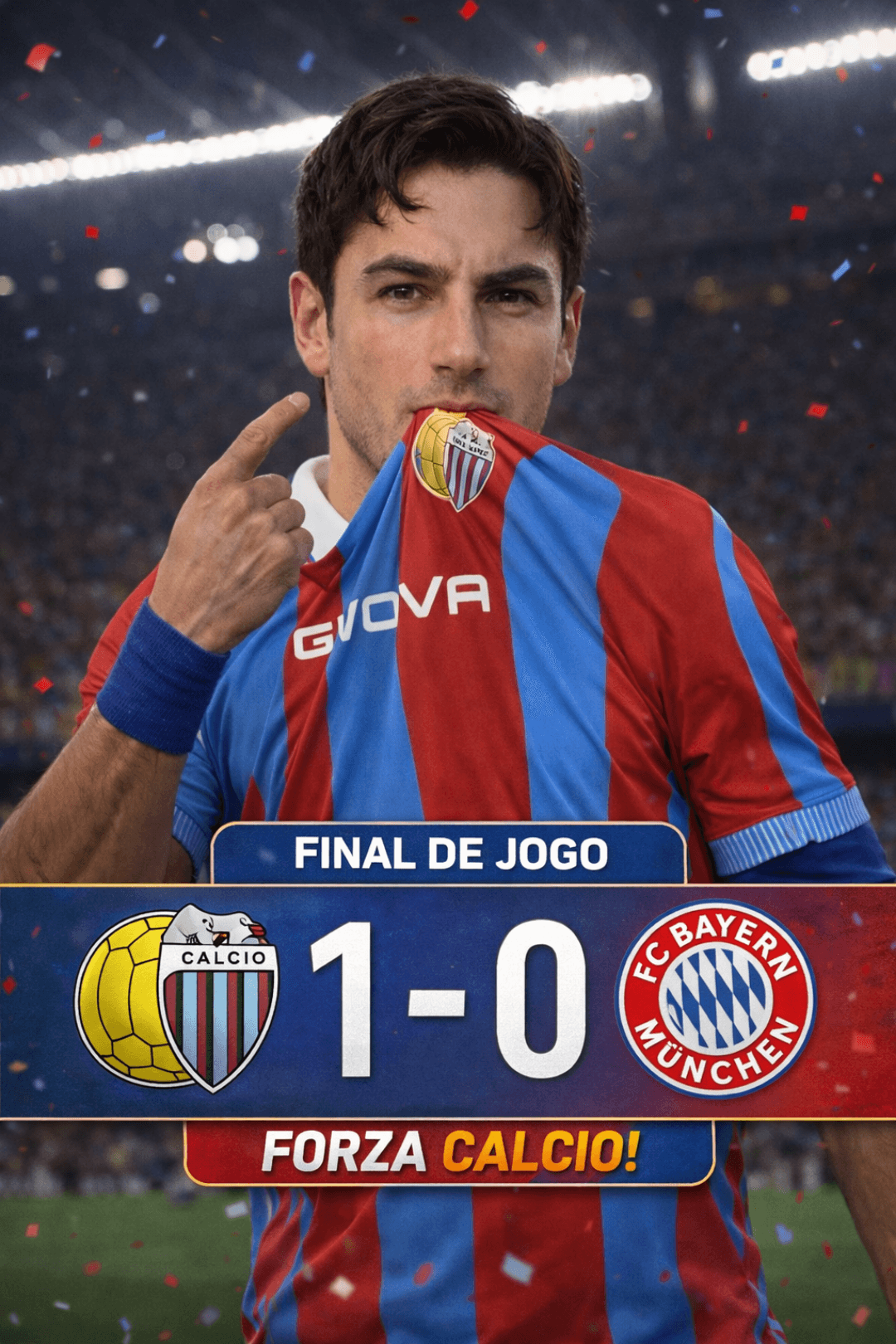 Em seu primeiro jogo contra um time gigante Daniel conseguiu trazer a vitória com uma jogada que começou com ele🐘🔴🔵 FORZA CÁLCIO!!!