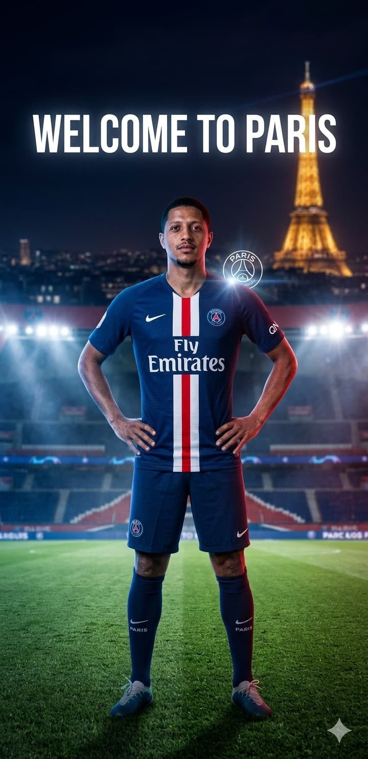 Paris, um novo sonho começa. 🔵🔴✨ Honra enorme vestir a camisa do Paris Saint-Germain. Pronto para dar tudo por esse clube e escrever um…