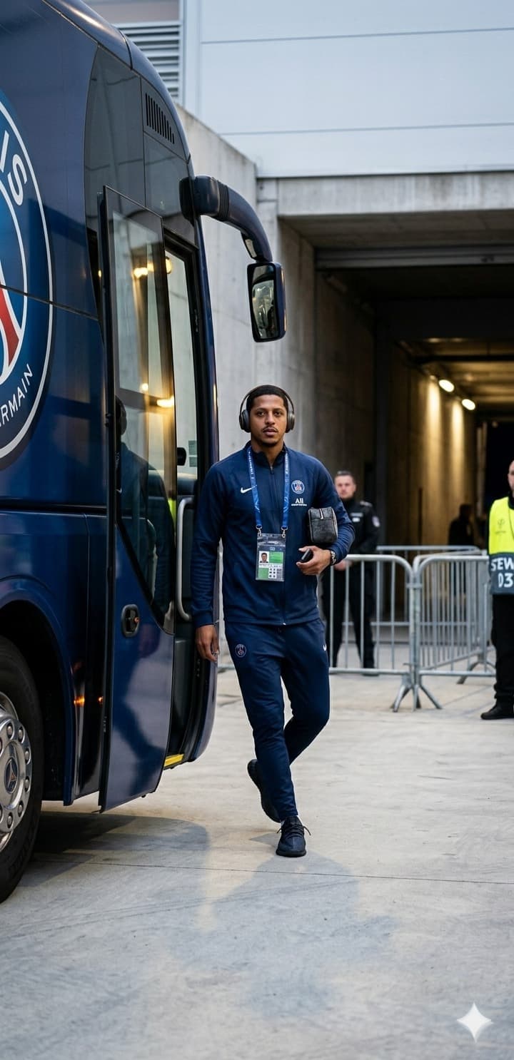 Dia de final. 🏆✨ Chegando para mais uma noite especial com o Paris Saint-Germain. Foco total. 🔵🔴