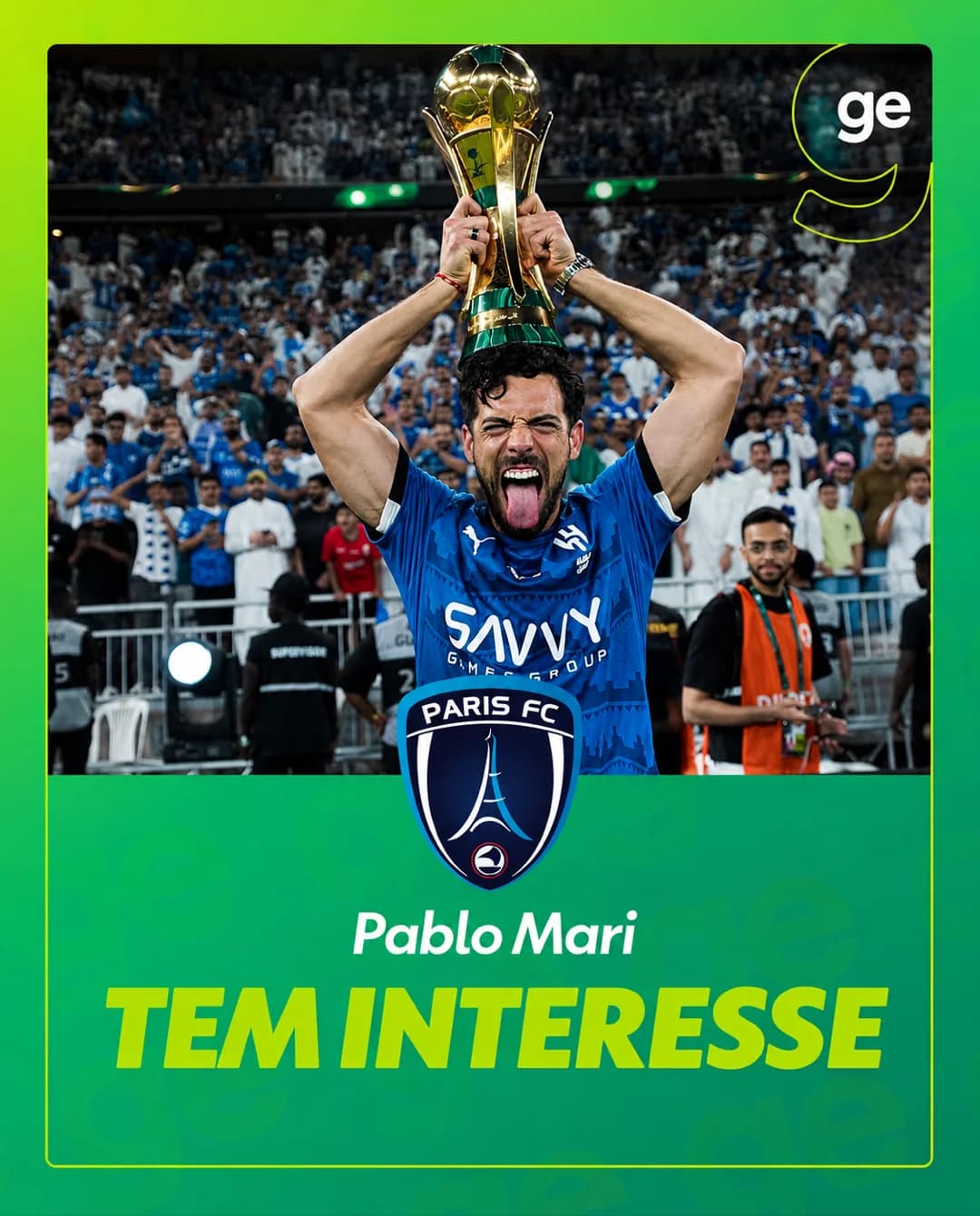 O Paris FC demostrou interesse no atleta,Pablo Mari ,ex Flamengo,o clube está observando o atleta e pode assinar em breve👀,boa contração…