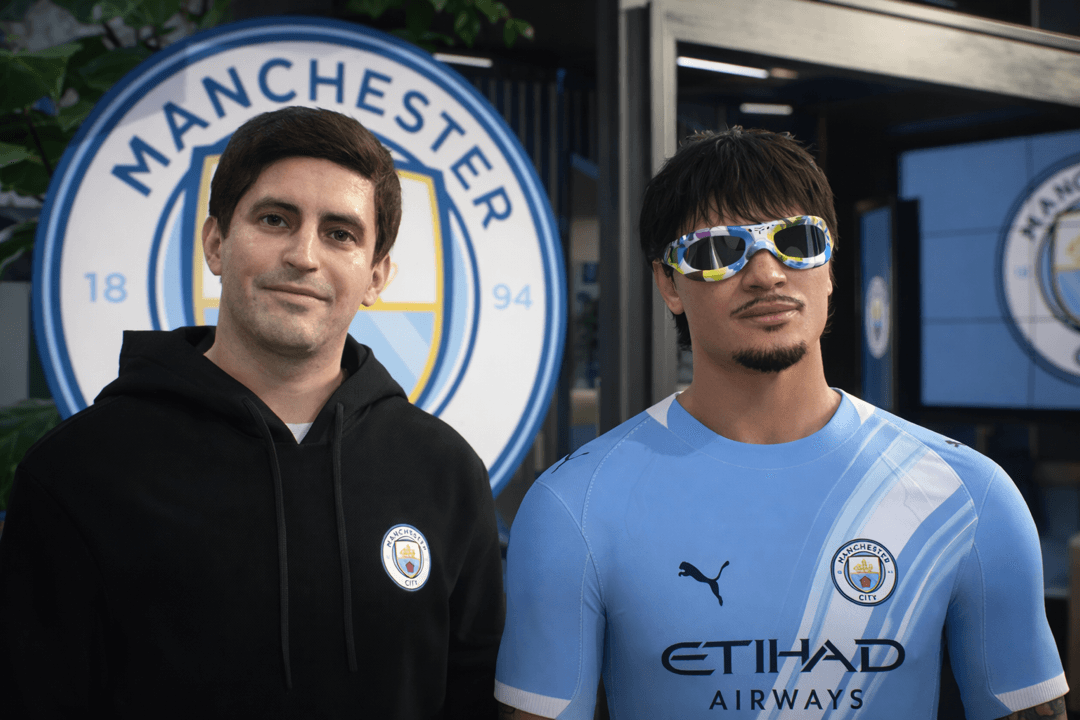 O céu é azul! 🏙️💎 Honrado em me juntar ao Manchester City. Depois de um tempo difícil de lesão, Deus abriu a maior porta da minha carre…