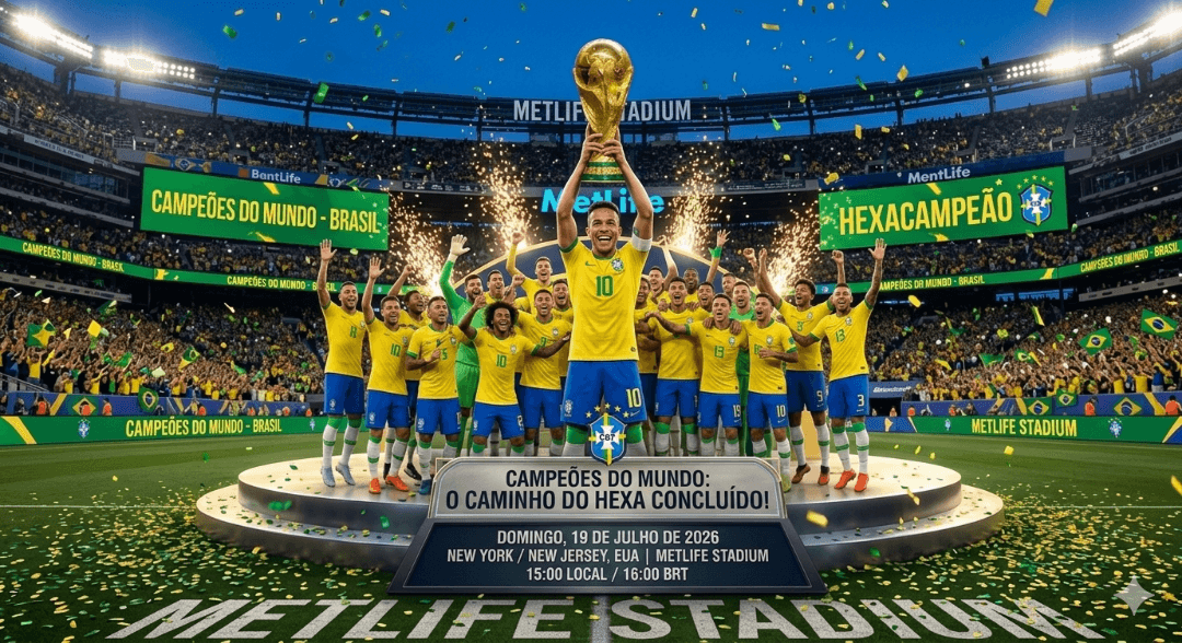 BRASIL HEXA CAMPEÃO DO MUNDO