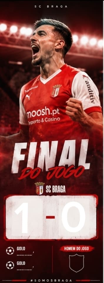 Que jogaço foi este meus amigos!!! SC Braga 1-0 Osasuna FC Golo do Paul Victor aos 13 minutos e apartir daí foi um jogaço,chutes impossív…