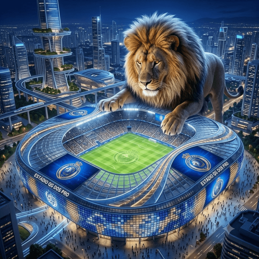 🦁 "Onde há coragem, nasce um leão A bola rola, o leão desperta
