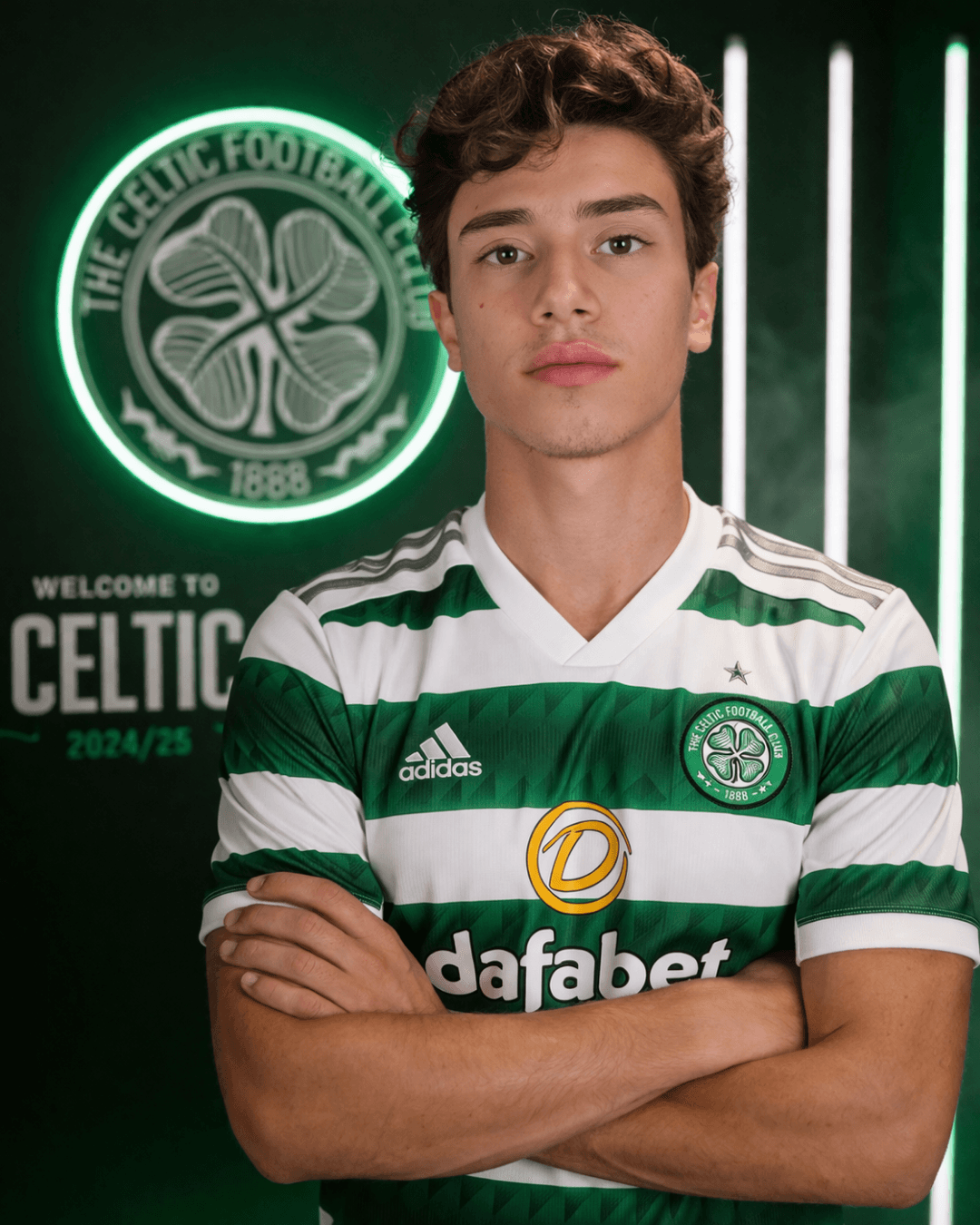 Novo clube e um novo desafio, é uma honra vestir a camisa desse grande clube, VAMOS CELTIC!!