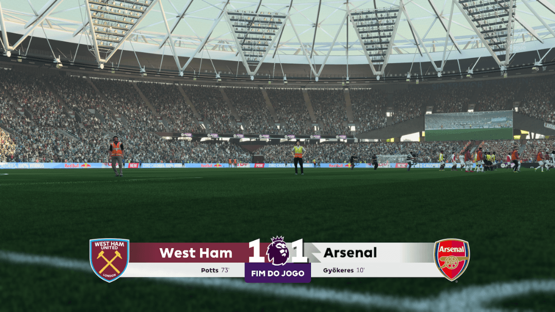 Pela 33ª rodada recebemos a equipe do Arsenal em casa, equipe que vem de +5J de invencibilidade na liga. Foi difícil segurar até mesmo o …