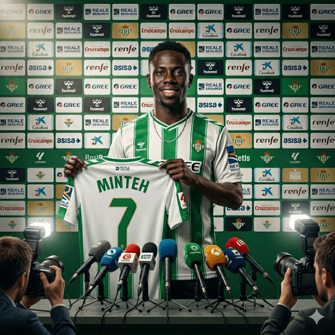 MARCA | Oficial ⚪🔴 ​Pedido aceito! Yankuba Minteh é o novo reforço de Barboza. O gambiano de 21 anos assina até 2031 após o Betis pagar …