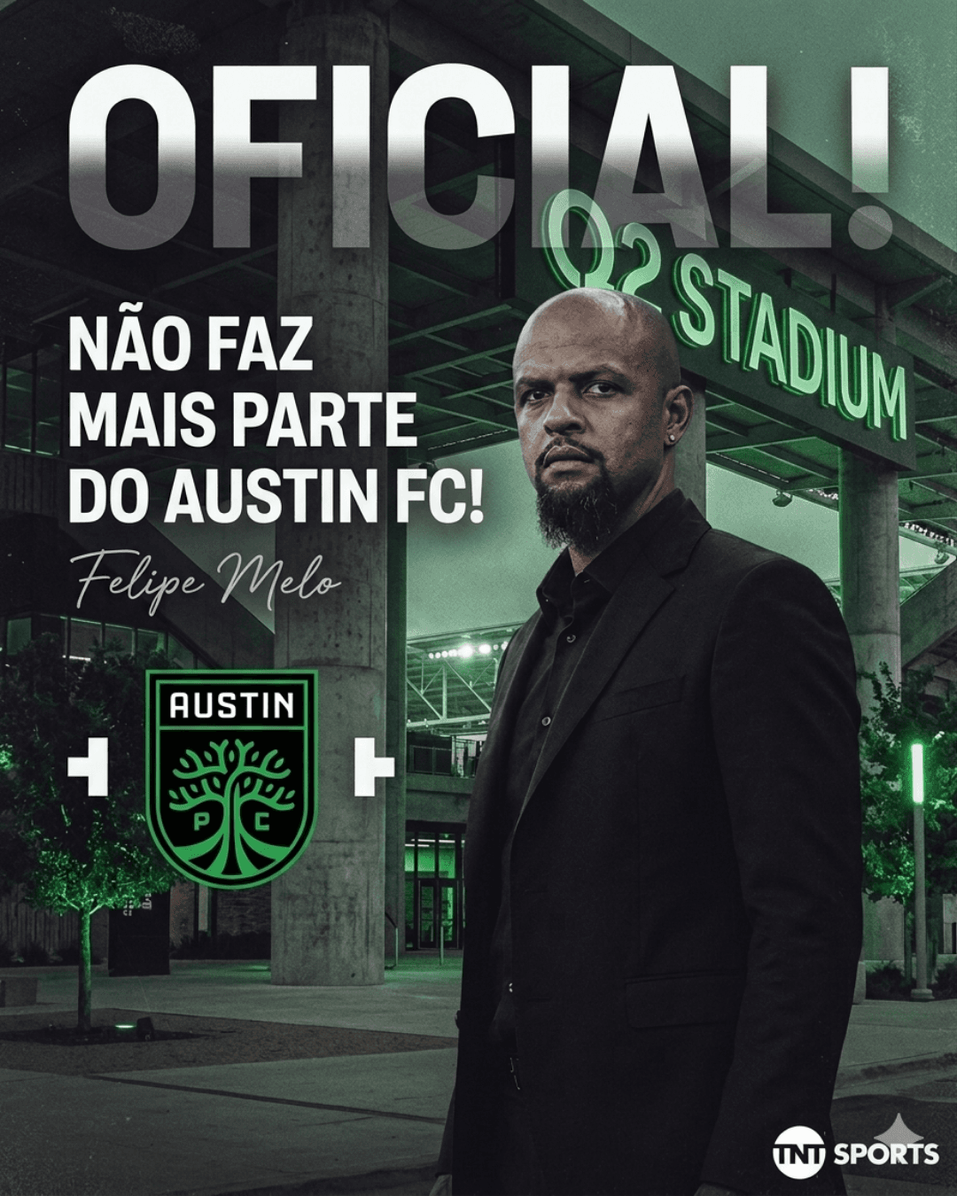 ​🚨 FELIPE MELO DEIXA O AUSTIN FC 🟢⚫️ ​O técnico brasileiro anunciou que não renovará seu contrato após a queda nas oitavas da MLS para …