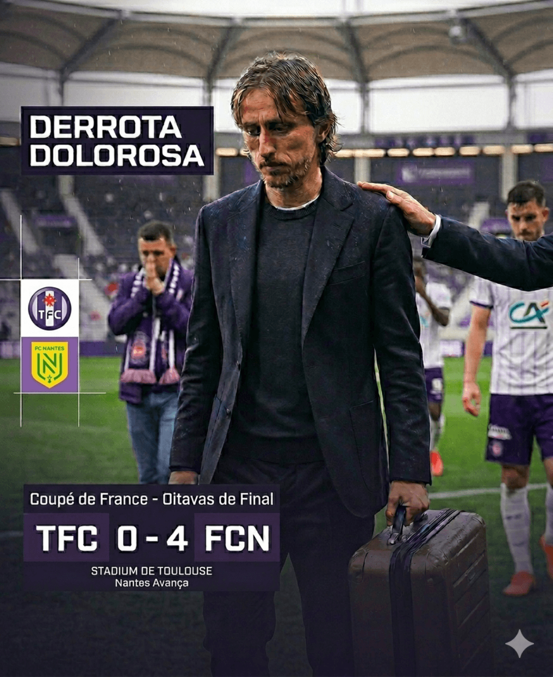 Foi decepcionante, mas ainda temos muitos jogos na temporada, espero retribuir com a classificação para a Europa league na próxima tempor…