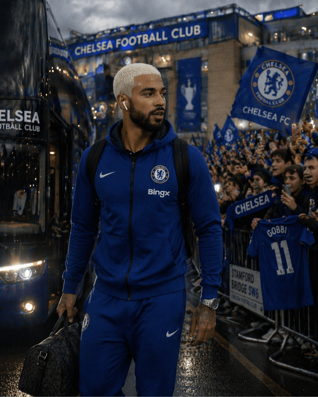 Nevou🥶❄️ Jogo de ida - Semifinal da Champions Chelsea X Liverpool