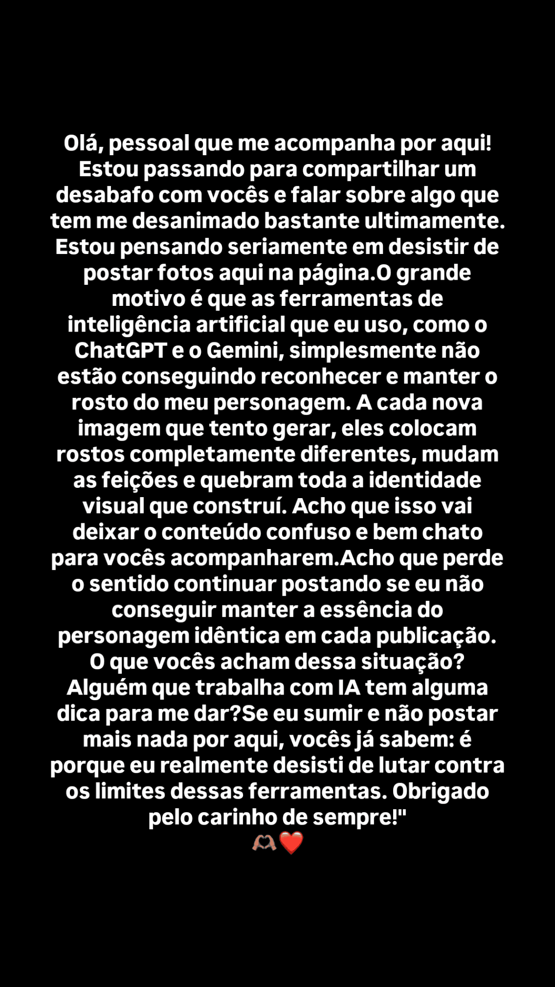 Sinto muito
