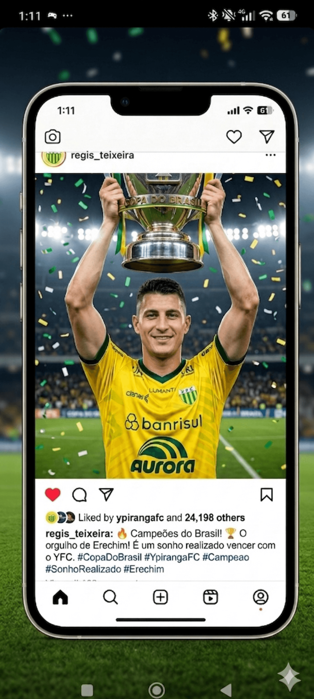 Campeão da Copa Do Brasil 🏆🔰 @YpirangaFutebolClube