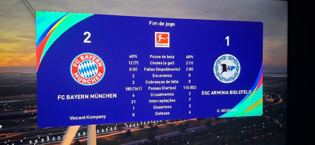 Vitória Sobre o Arminia Bielefeld Vamos Bayern!🇩🇪❤️