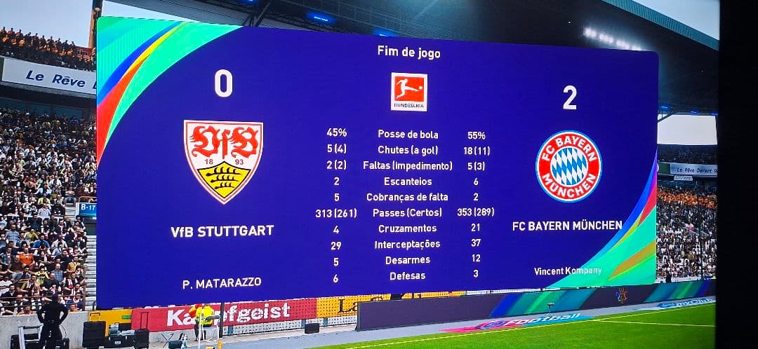 Vitória segura sobre o stuttgart! Vamos Bayern!❤️🇩🇪 Próxima Partida✈️🇬🇷 AEK Athenas Vs Bayern München