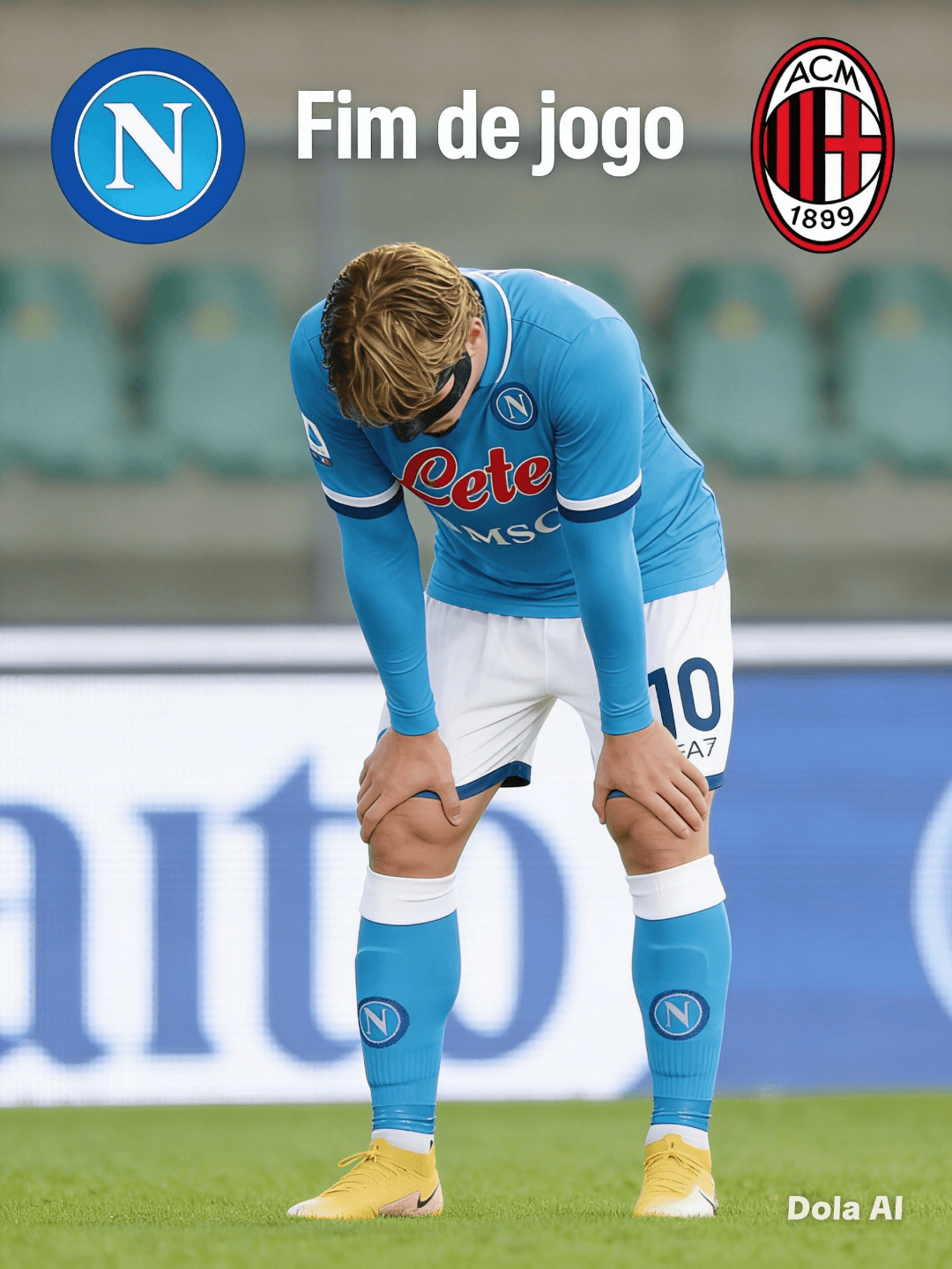 Jogo duro no Stadion Olympik 🔵⚔️ Empate em 0x0 entre SSC Napoli e AC Milan. Duas equipes fortes, muita intensidade e respeito. Seguimos …