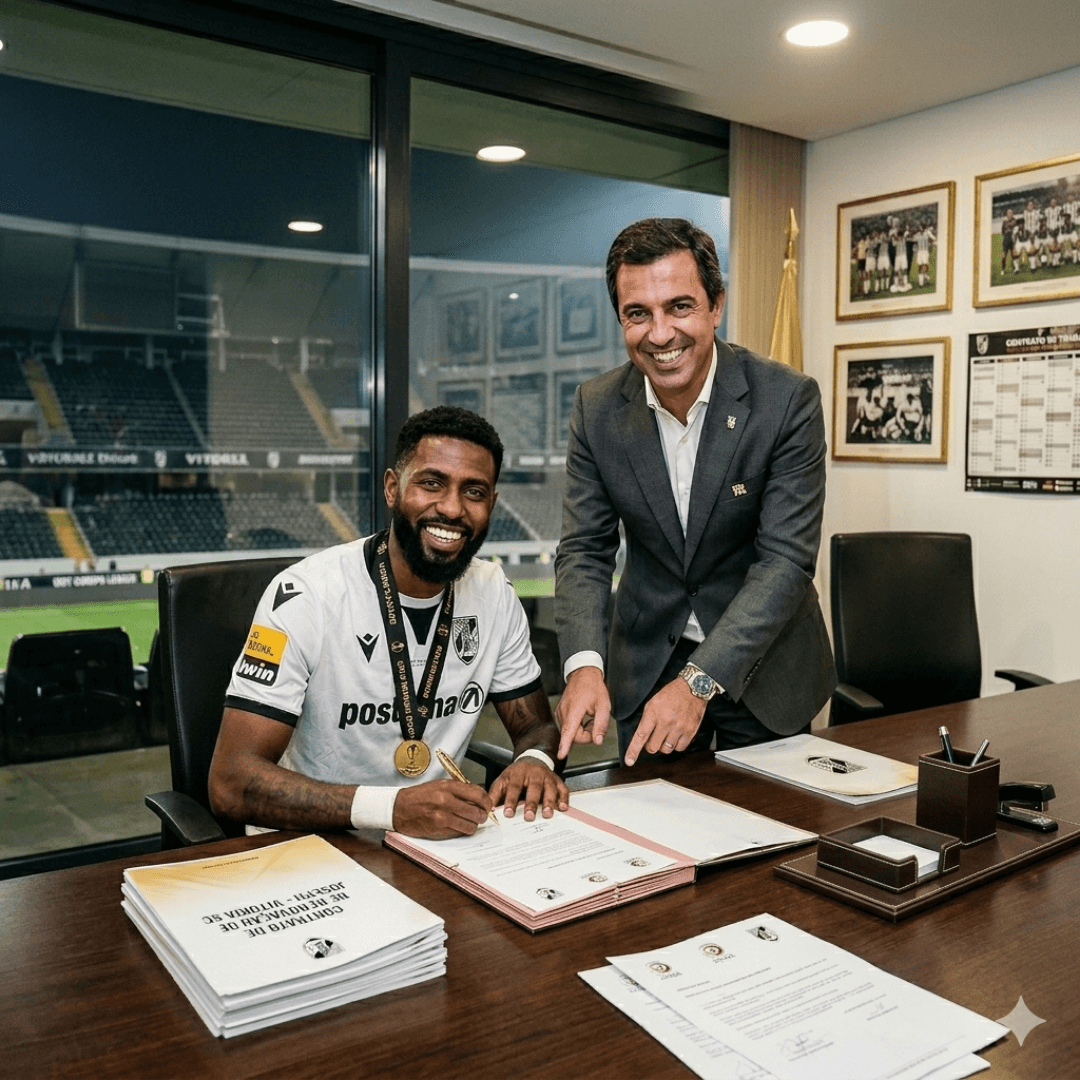 Não me deixou sair nem do estádio! 😅 Contrato Renovado 🔥🤍🖤 Rumo a Champions League 🧠⚽ #sonho #vitoriasc #amoracamisa